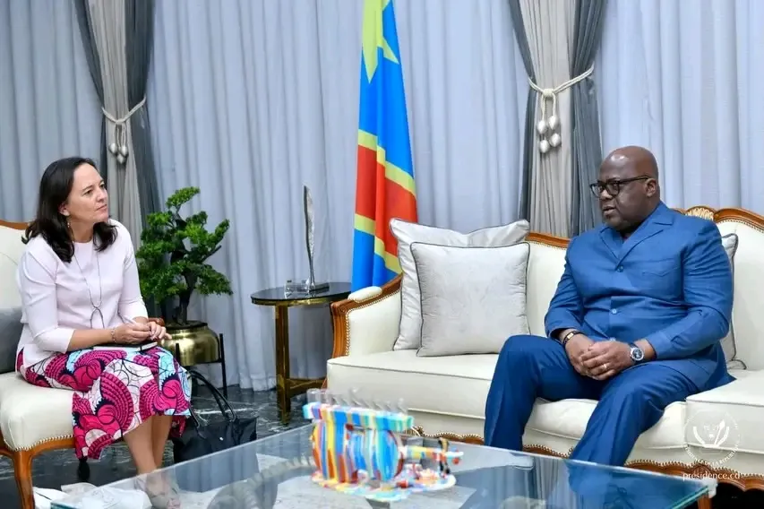 Tshisekedi quer transformação local do germânio com apoio da Bélgica