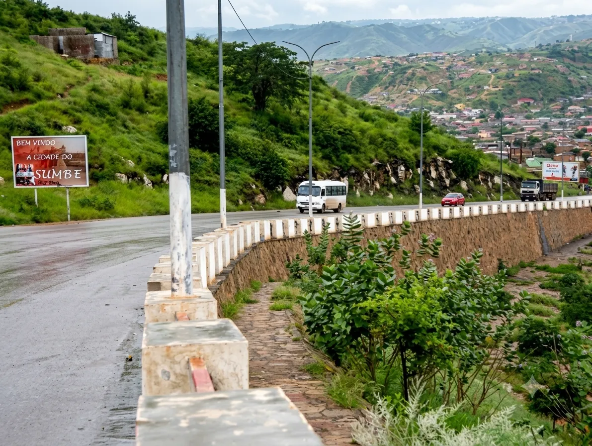 Cuanza-Sul limita passagem de veículos pesados no Morro do Chingo em dias de chuva