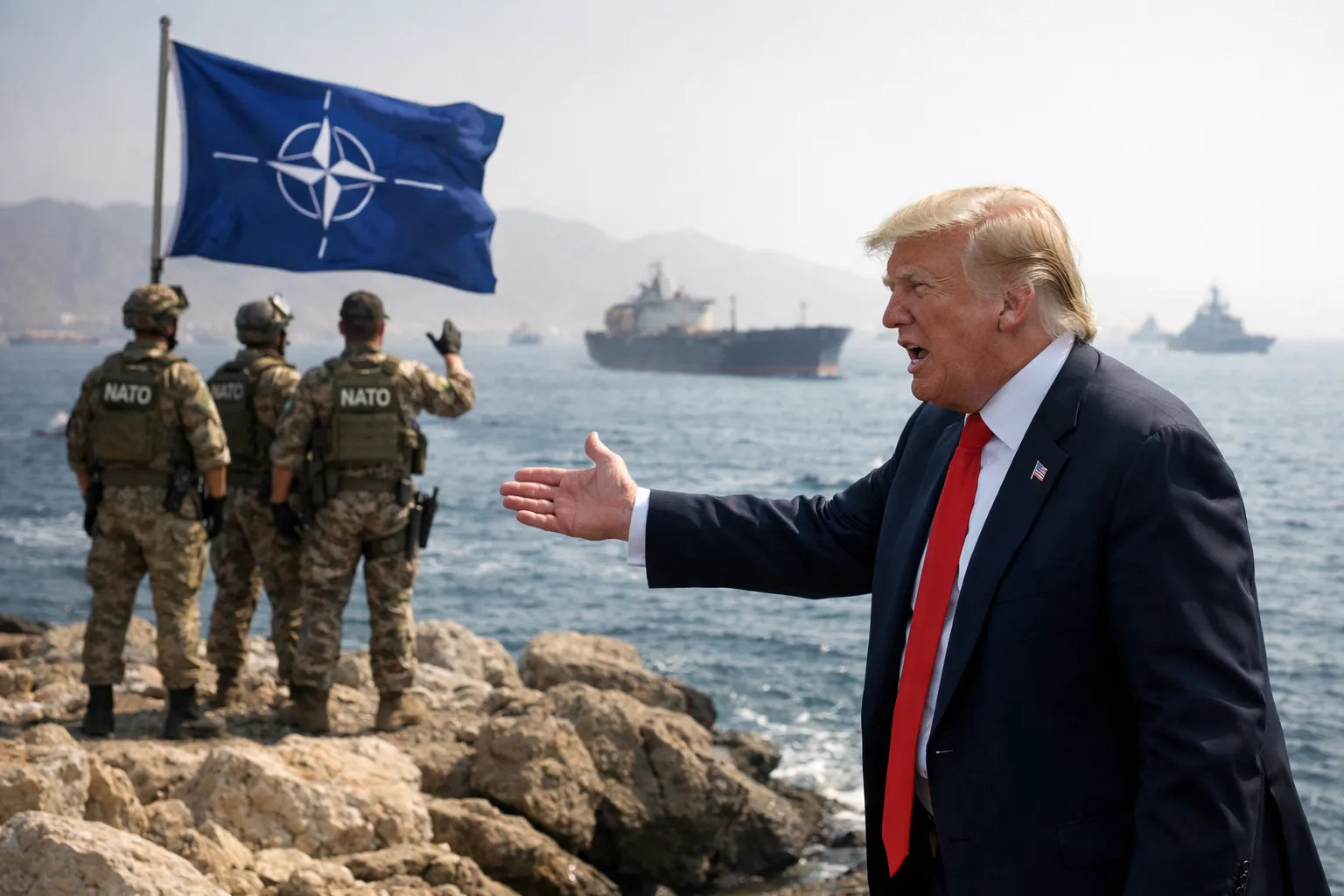“Não precisamos da ajuda de ninguém”, diz Trump após NATO recusar apoiar EUA contra o Irão