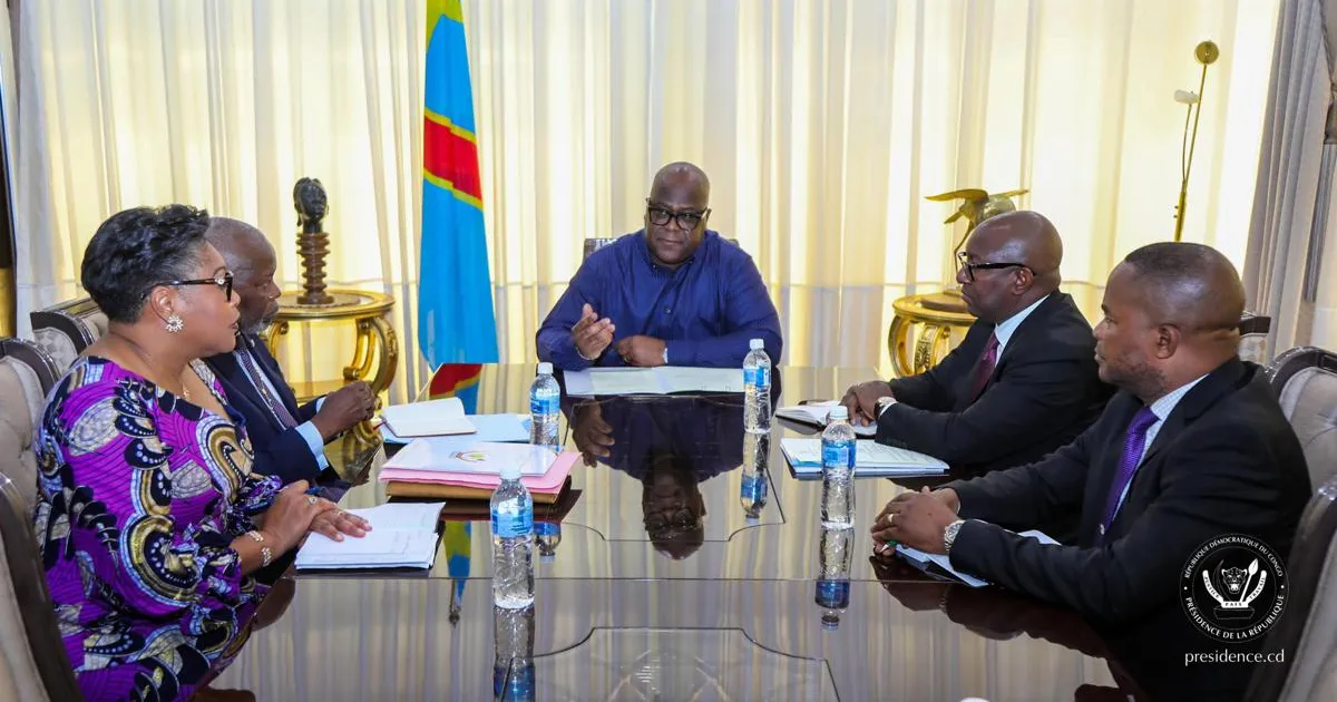 Segurança no leste da RDC domina reunião interinstitucional convocada por Félix Tshisekedi