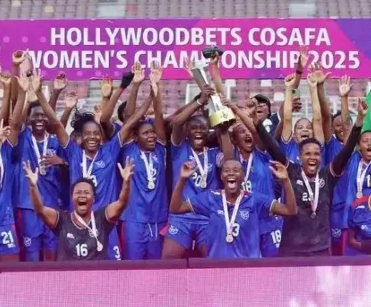 Namíbia conquista primeiro título da Taça COSAFA de futebol feminino