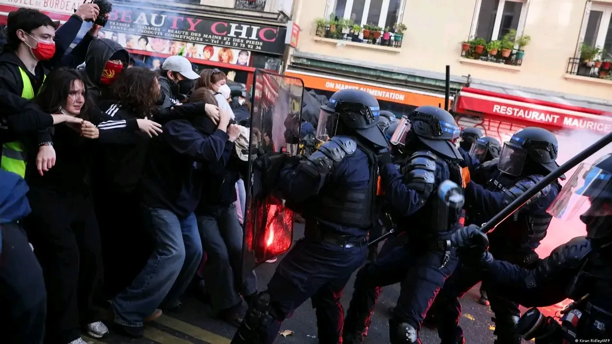 Protestos em França levam polícia a recorrer a gás lacrimogéneo