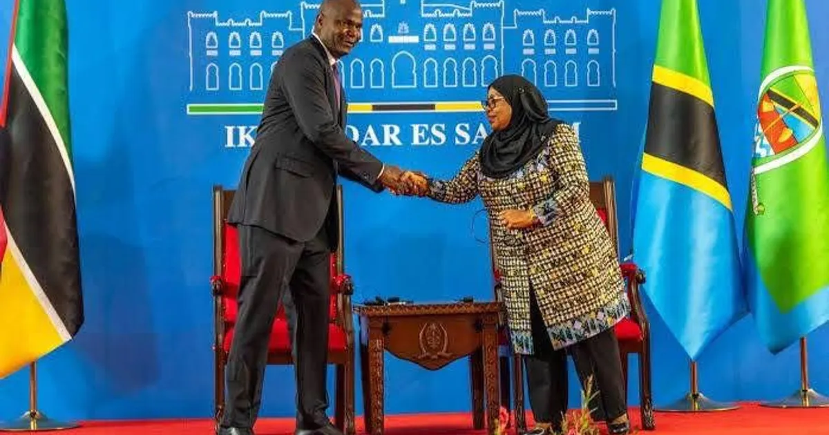 Tanzânia: Daniel Chapo marca presença na tomada de posse de Samia Suluhu Hassan
