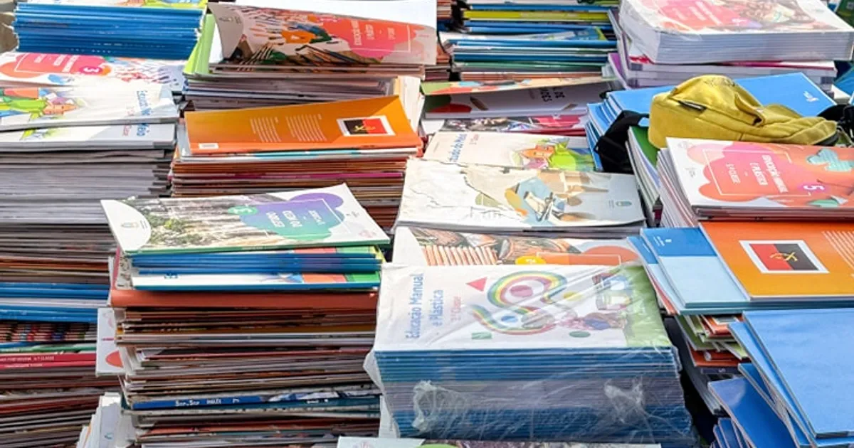 Autoridades apreendem mais de três mil livros no Mercado do Cazenga