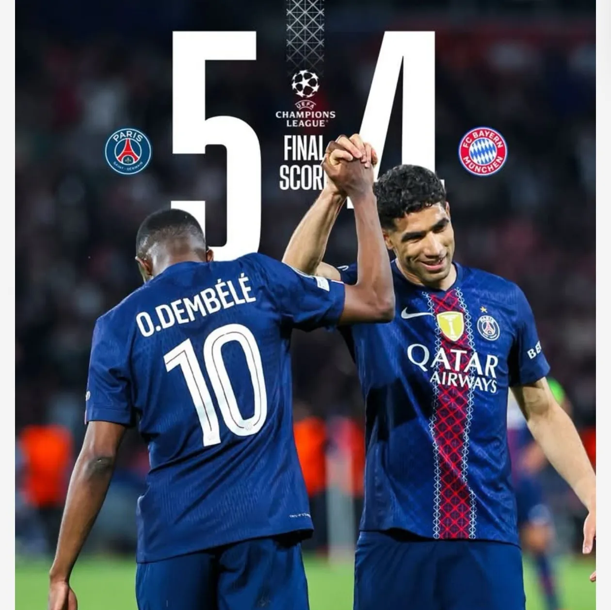 PSG vence Bayern num jogo épico