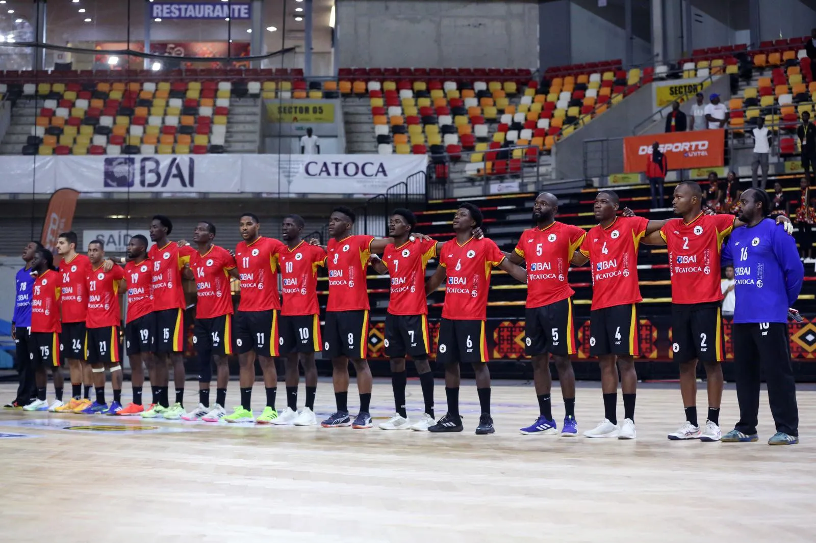 Seleção nacional masculina de andebol busca triunfo decisivo no Africano das Nações