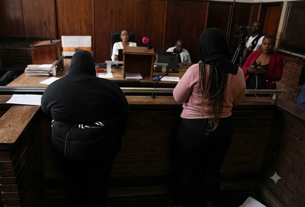 Duas mulheres são acusadas pelo assassinato de uma das nove vítimas na África do Sul