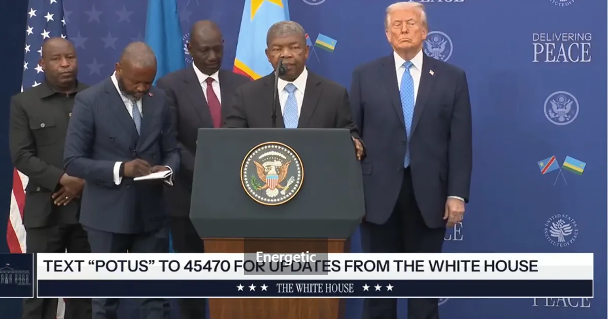 Conflito na RDC prejudica desenvolvimento de África, diz João Lourenço em Washington