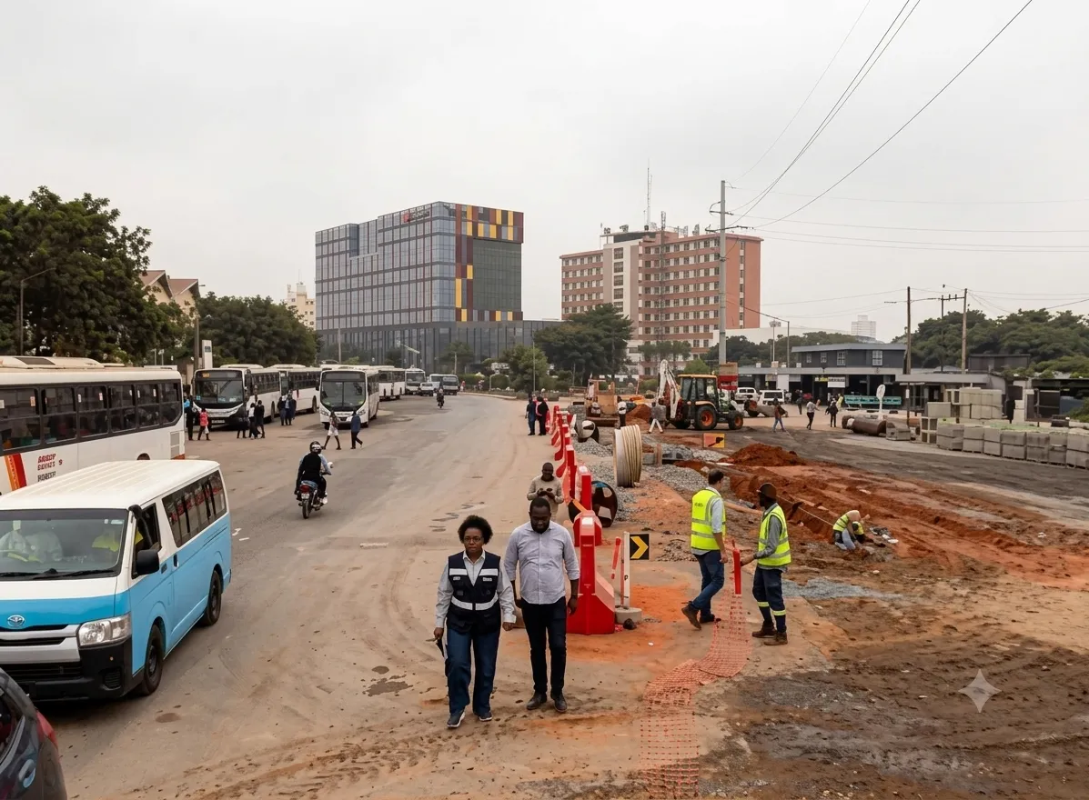 Largo das Escolas entra em obras para facilitar circulação de autocarros