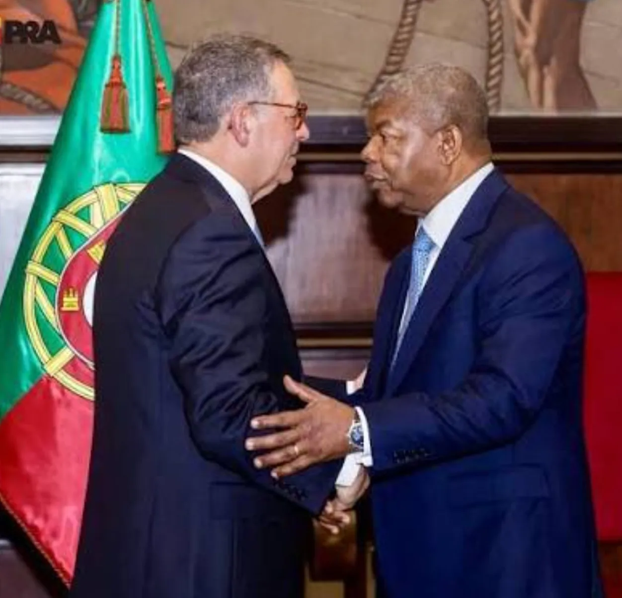 Presidente angolano reafirma compromisso com cooperação entre Angola e Portugal