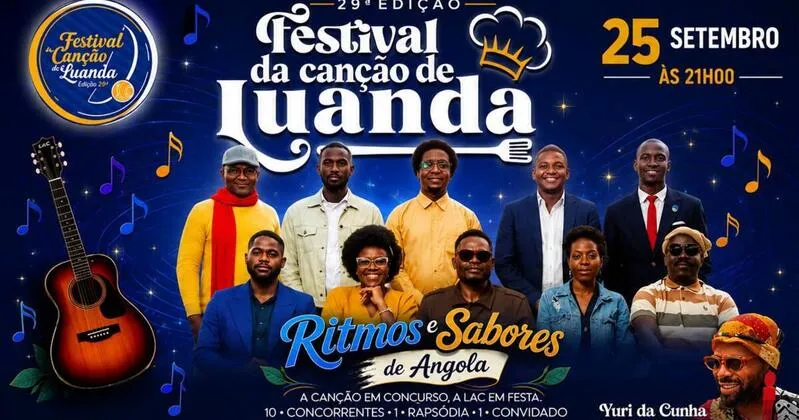Festival da Canção de Luanda a 25 de Setembro