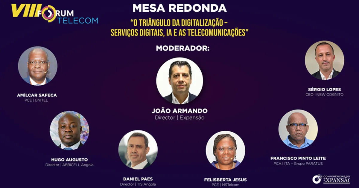 "O Triângulo da Digitalização – Serviços Digitais, a IA e as Telecomunicações" debatido hoje no VIII Fórum Telecom