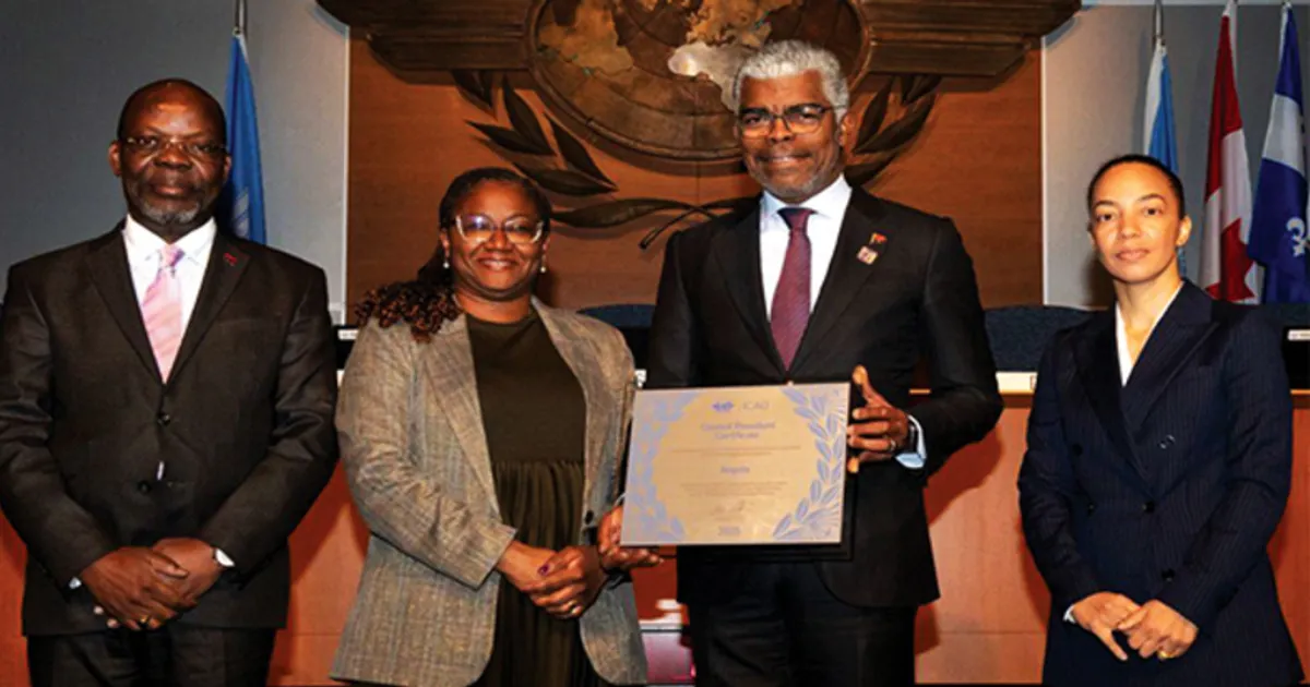 Angola recebe certificação internacional de segurança da aviação