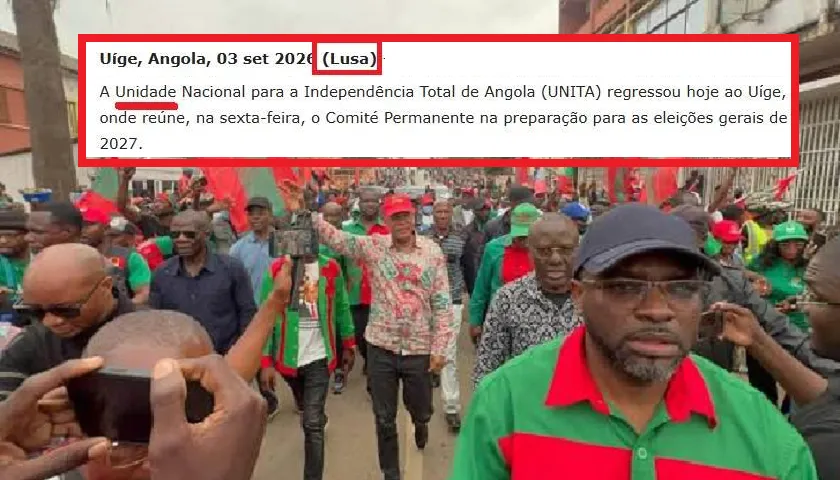 UNITA regressa ao Uíge para reunião-chave