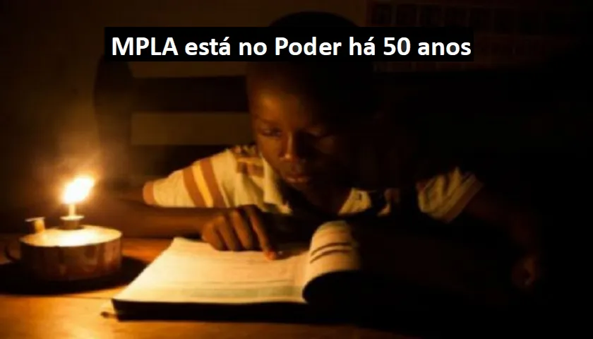 50 ANOS DEPOIS, 50% DOS ANGOLANOS NÃO TÊM LUZ