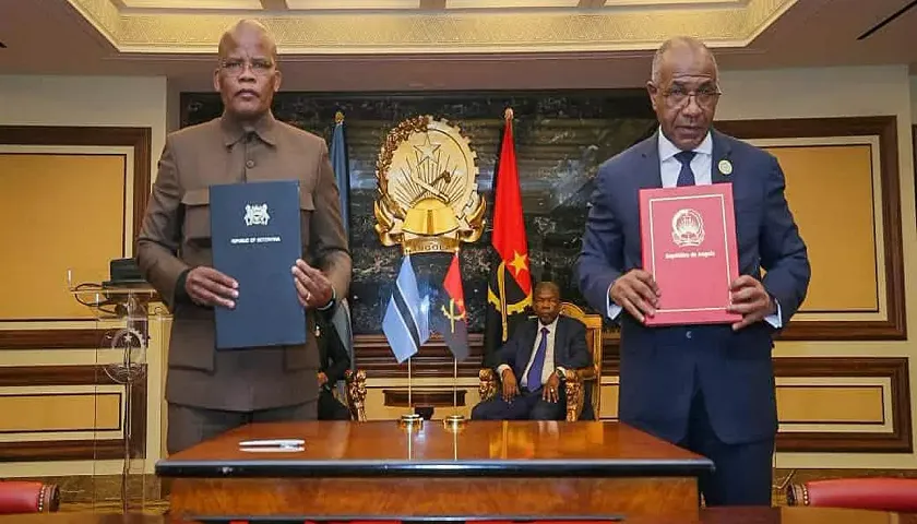 ANGOLA E BOTSWANA REFORÇAM PARCERIA ECONÓMICA
