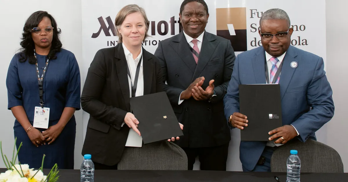 Fundo Soberano de Angola fecha acordo com a Marriott International para a estreia da marca Sheraton Hotels and Resorts