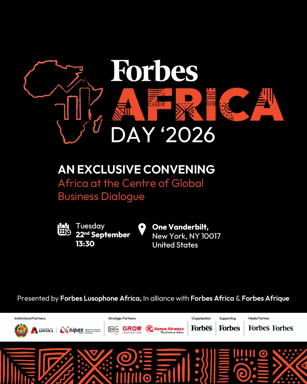 Forbes Africa Day 2026 leva a voz de África ao centro das decisões globais em Nova Iorque