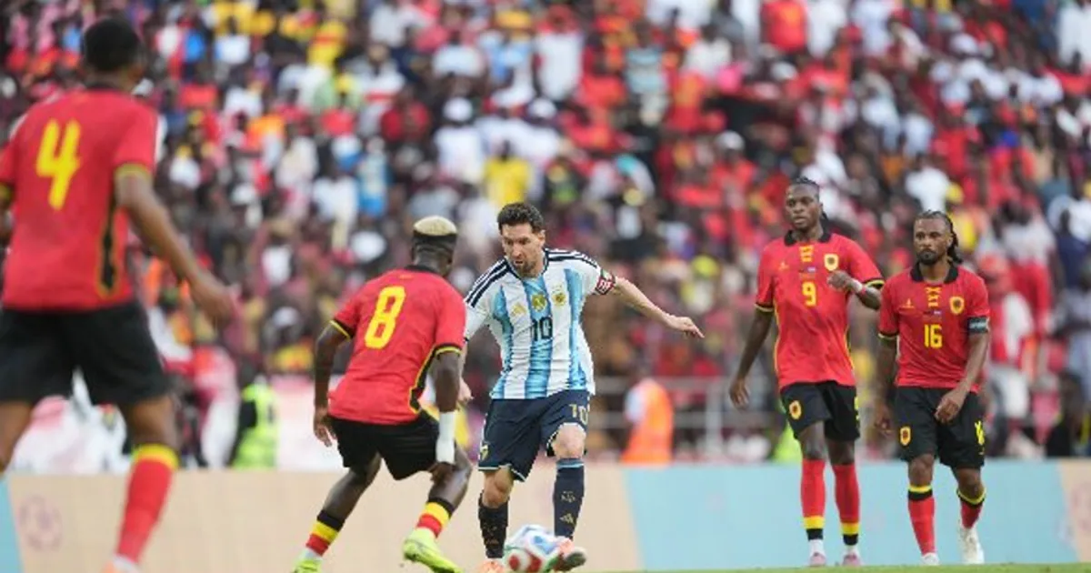 Argentina vence Angola num jogo de alto simbolismo