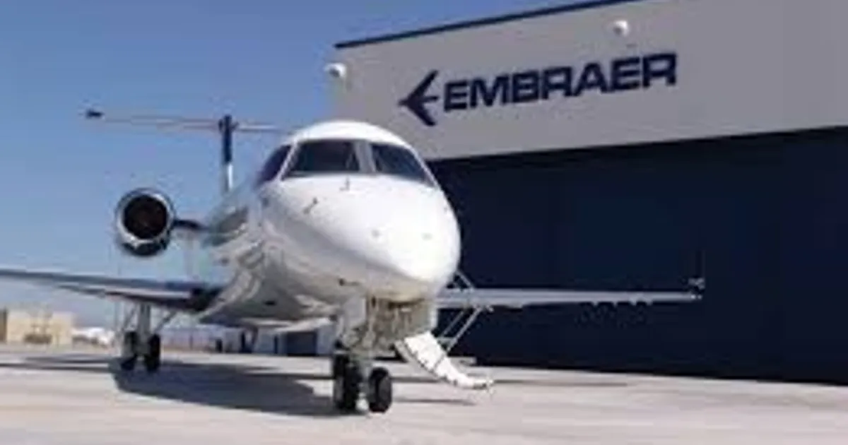 Empresa brasileira Embraer regista prejuízos de 76 milhões no primeiro semestre de 2025