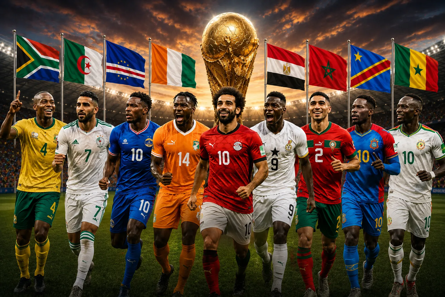 África estabelece recorde histórico com nove selecções na fase a eliminar do Mundial 2026