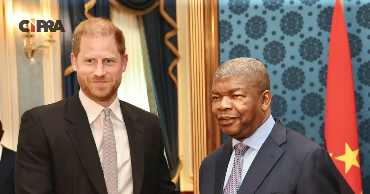 PR angolano recebe Príncipe Harry e reforça apoio à desminagem