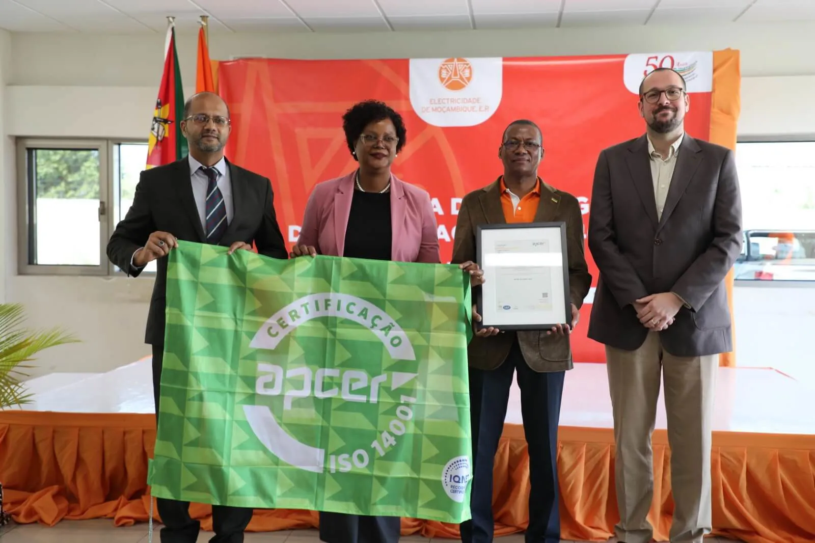 Electricidade de Moçambique com certificação internacional de ambiente e sustentabilidade