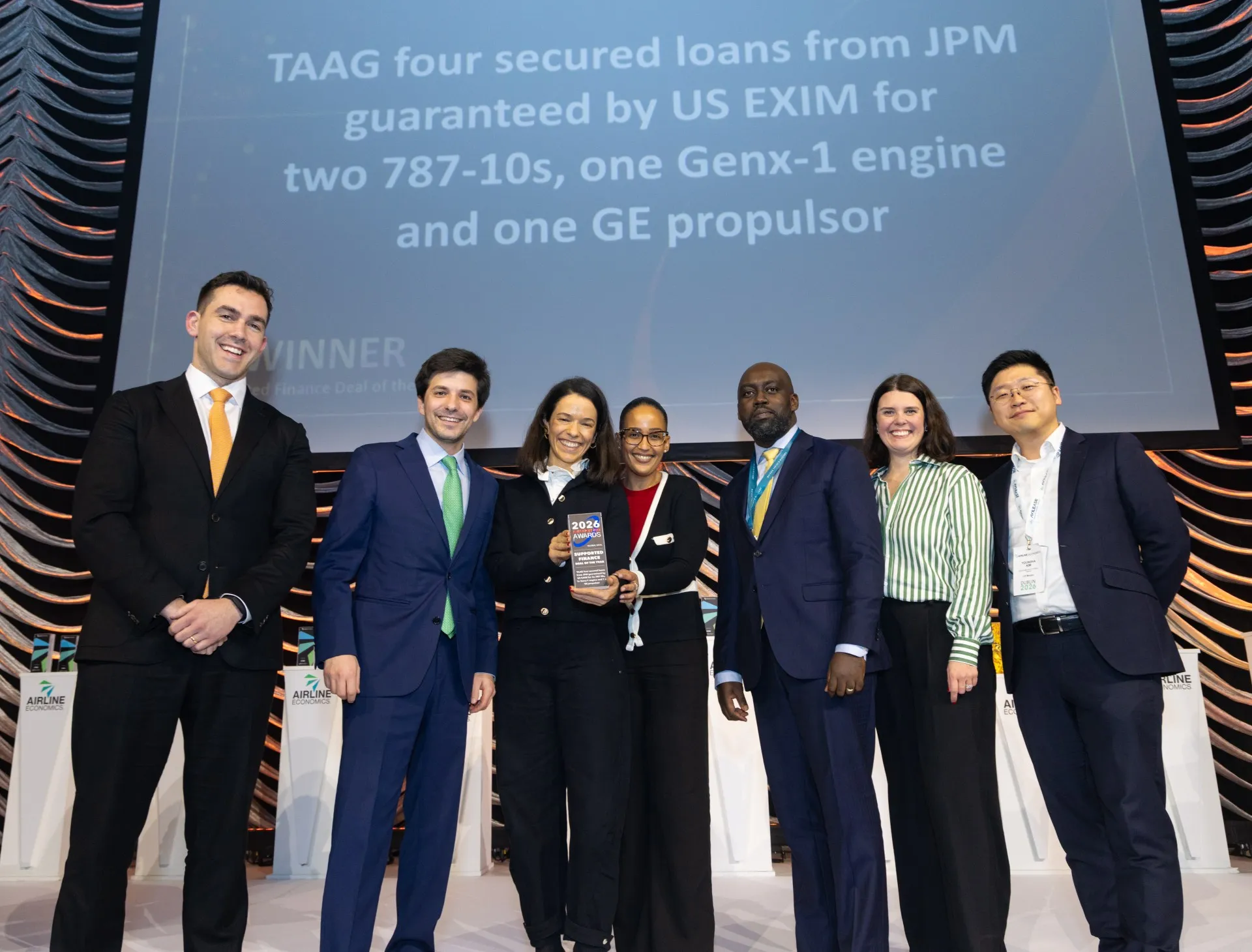 Linhas Aéreas de Angola distinguida com o prémio “Supported Finance Deal of the Year” na irlanda