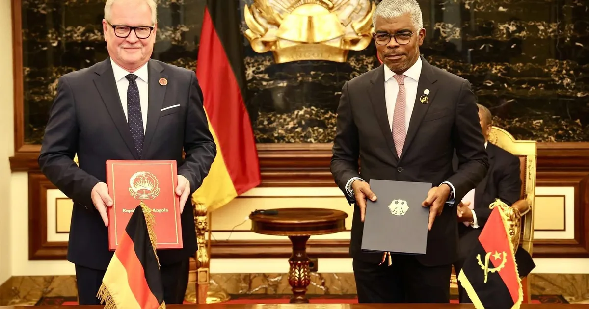 Angola e Alemanha assinam acordos para restruturação da TAAG e criação de Pólo Agroindustrial