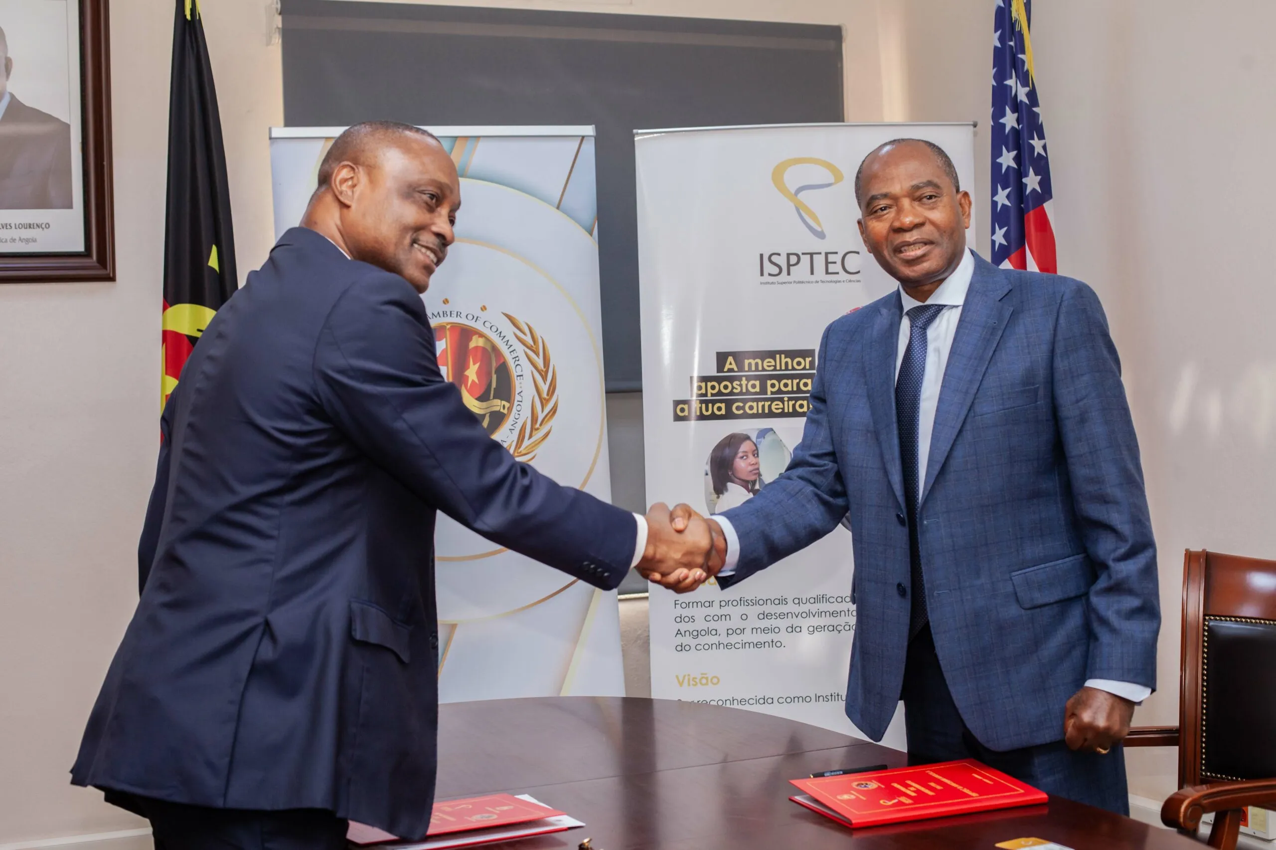 ISPTEC e AmCham-Angola unem-se para reforçar cooperação científica e tecnológica