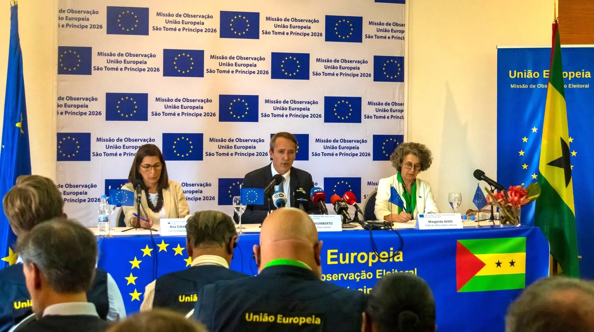 Missão da União Europeia considera eleições em São Tomé e Príncipe ordeiras e apela a reformas no sistema judicial
