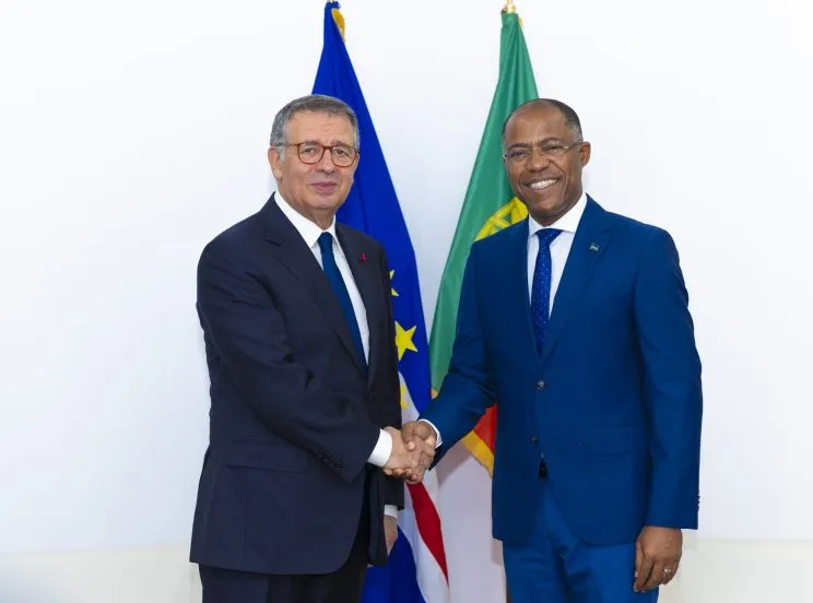 Primeiro-ministro de Cabo Verde recebe Presidente da República de Portugal