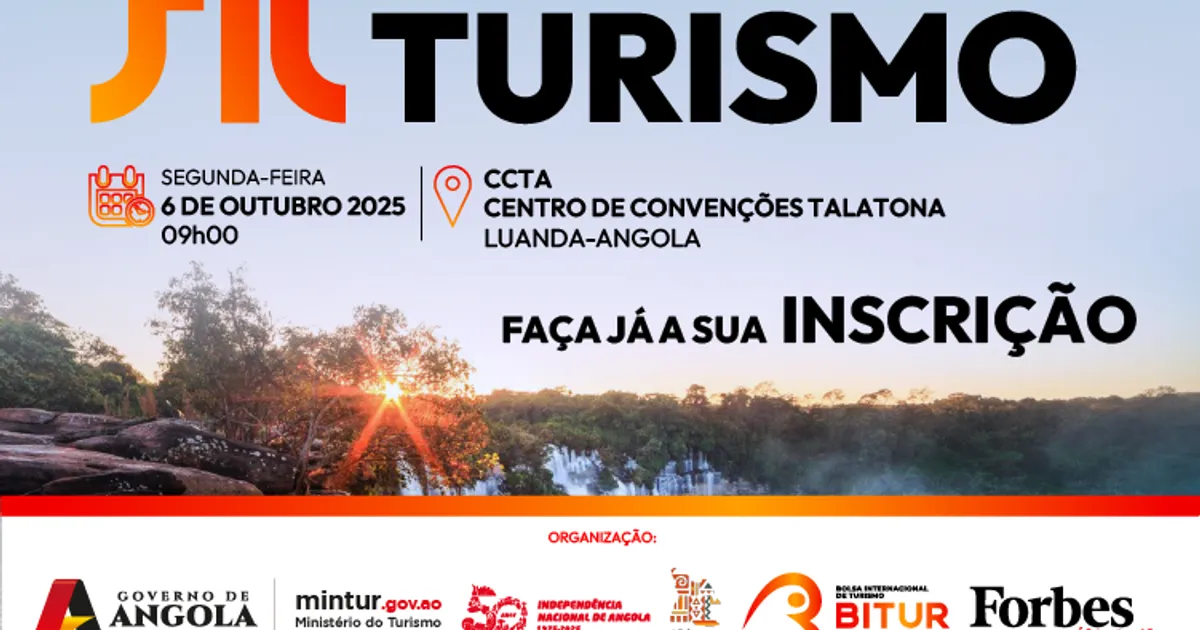 Fórum BITUR será o grande destaque da BITUR ANGOLA 2025 – Inscrições já abertas