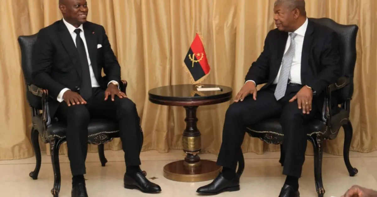 PR João Lourenço aborda assuntos de interesse comum com homólogo gabonês