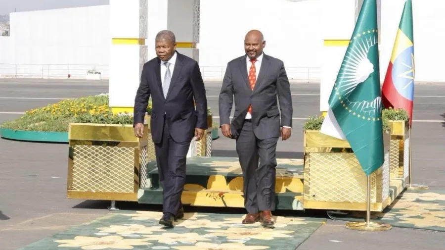 Presidente João Lourenço em Adis Abeba para participar na Cimeira da União Africana
