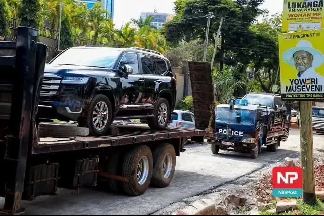 Polícia do Uganda apreende viaturas da presidente do Parlamento