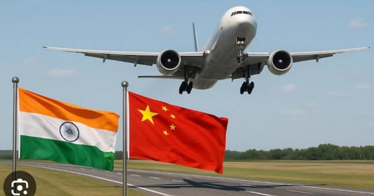 Índia e China retomam voos directos