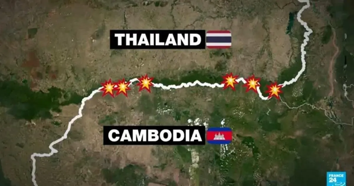 Cambodja acusa Tailândia de novos bombardeamentos