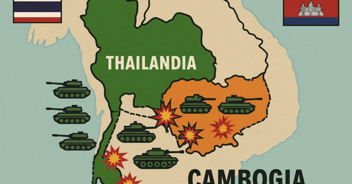 Ataque aéreo põe em causa acordo entre Camboja e Tailândia