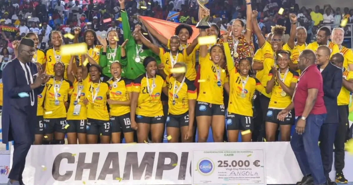 Angola goleia Cazaquistão no Mundial de Andebol
