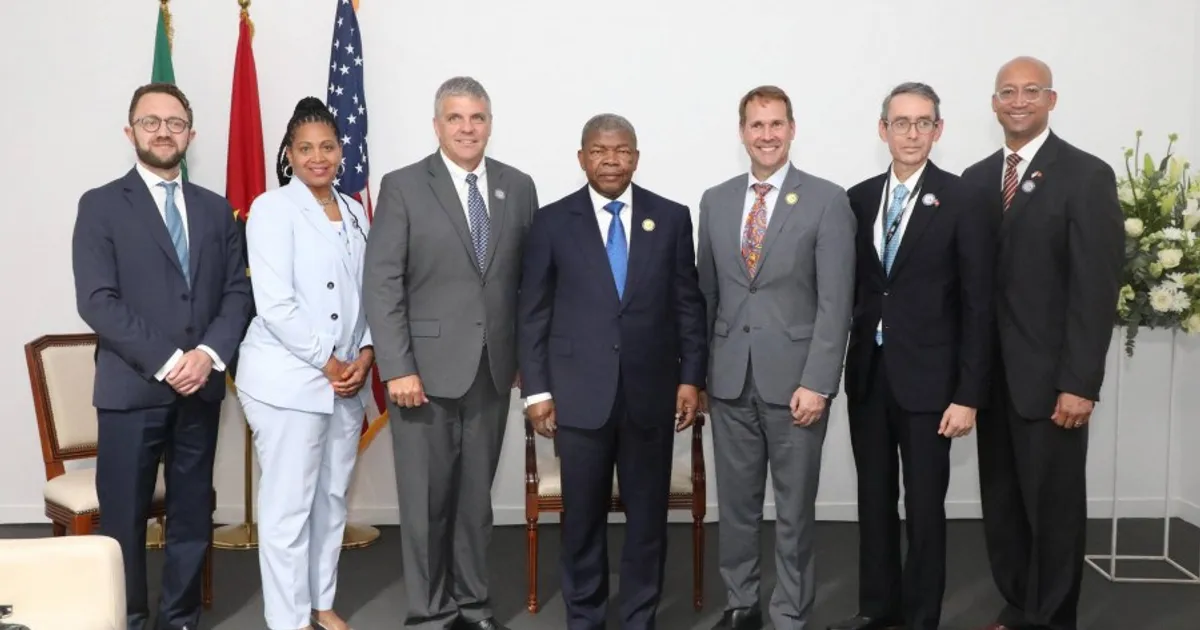 João Lourenço recebe delegação norte-americana presente na Cimeira África-EUA