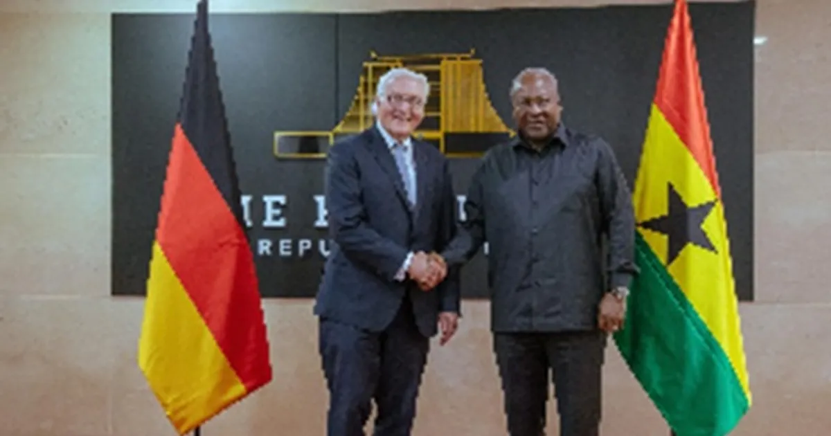 Presidente alemão visita Ghana