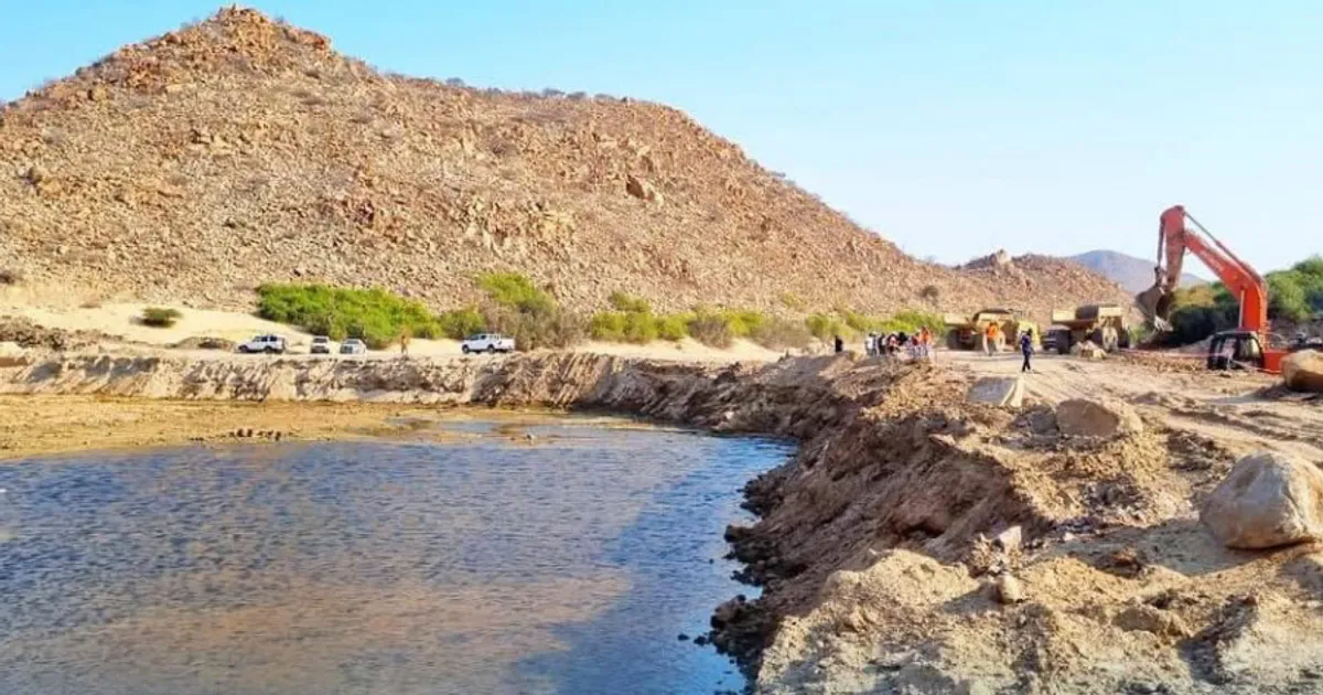 Novas barragens em construção para combater seca no Namibe