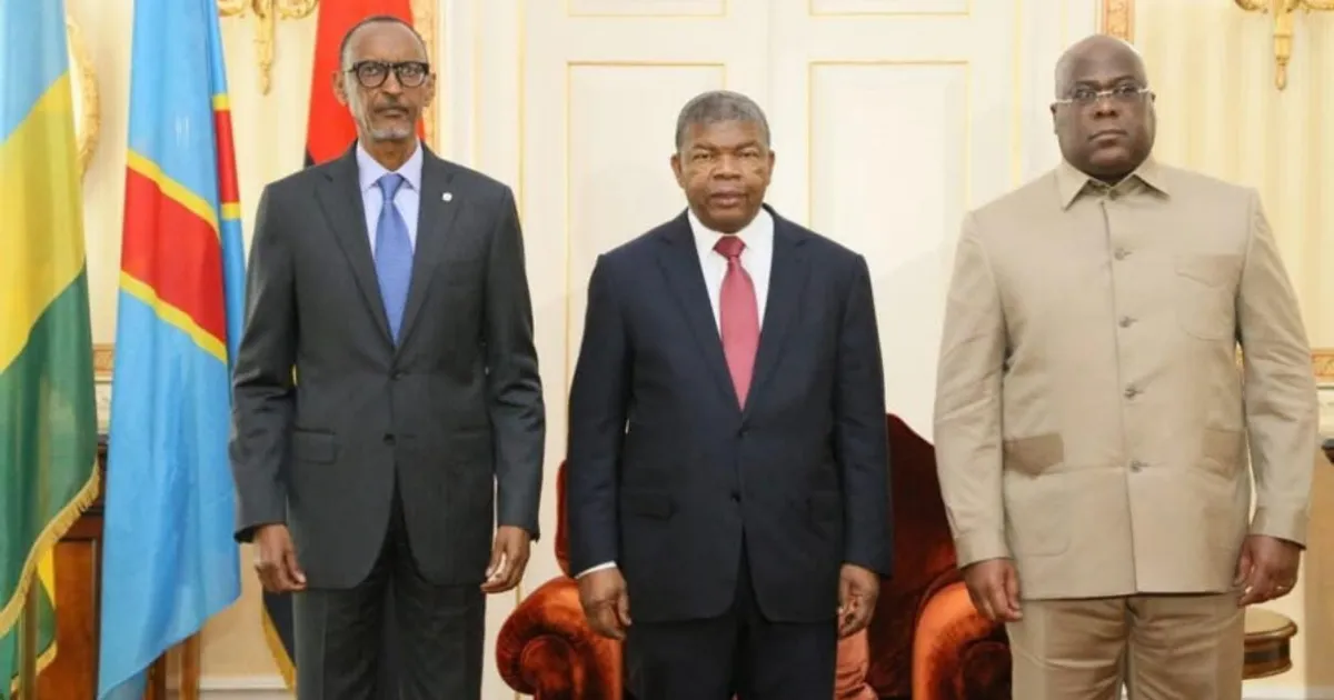 Presidente João Lourenço testemunha assinatura de acordo de paz entre RDC e Rwanda