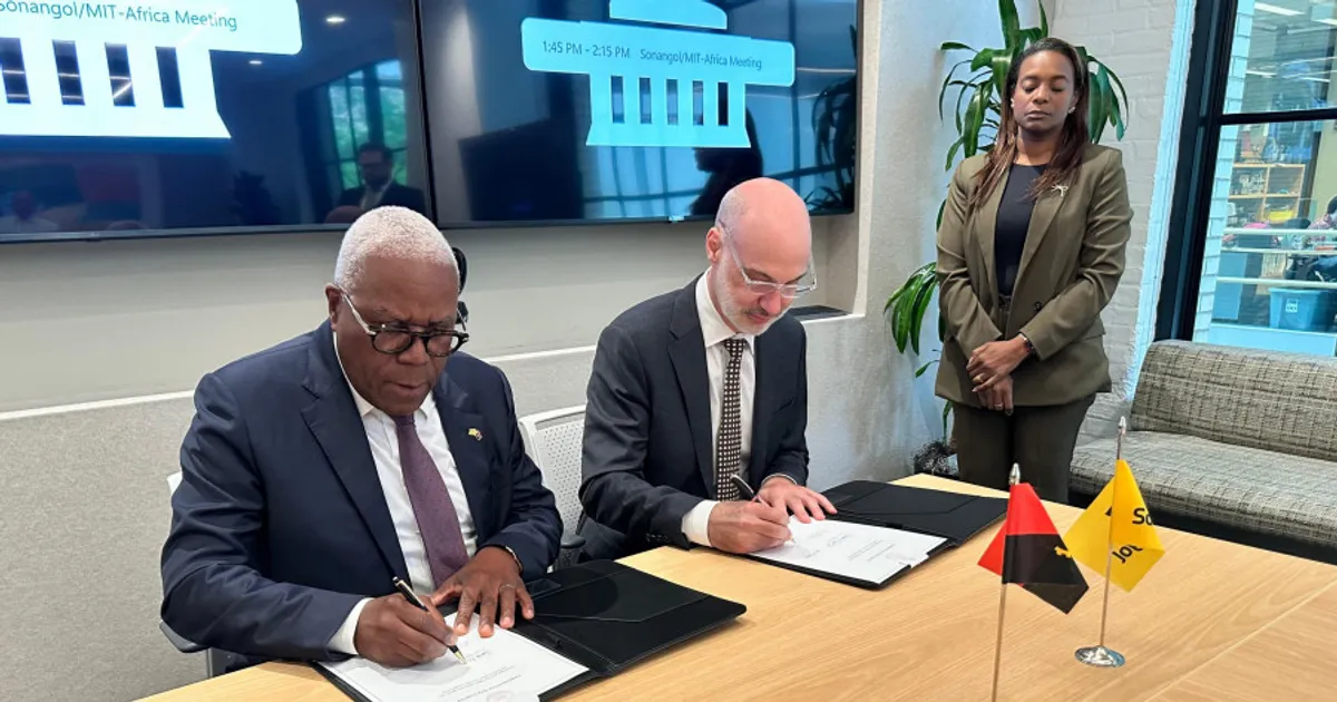 Sonangol e Massachusetts Institute of Technology assinam acordo de cooperação