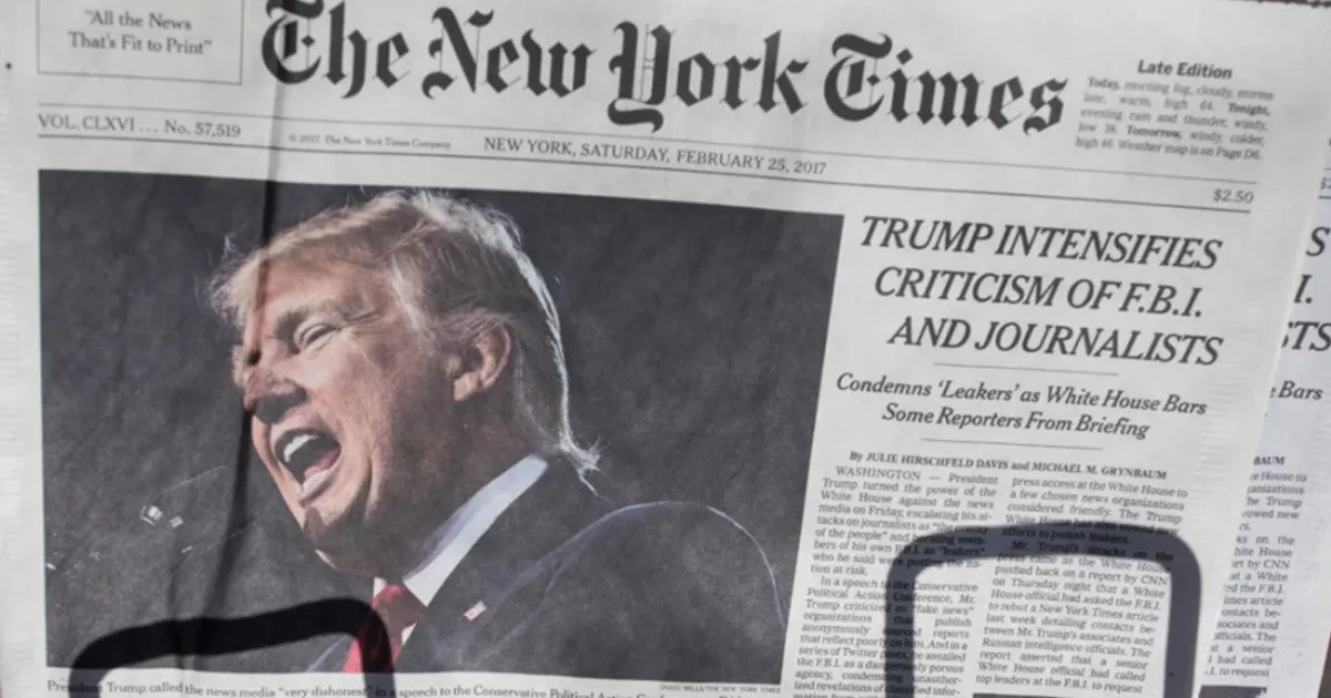 Donald Trump acusa New York Times de traição por questionar a sua saúde