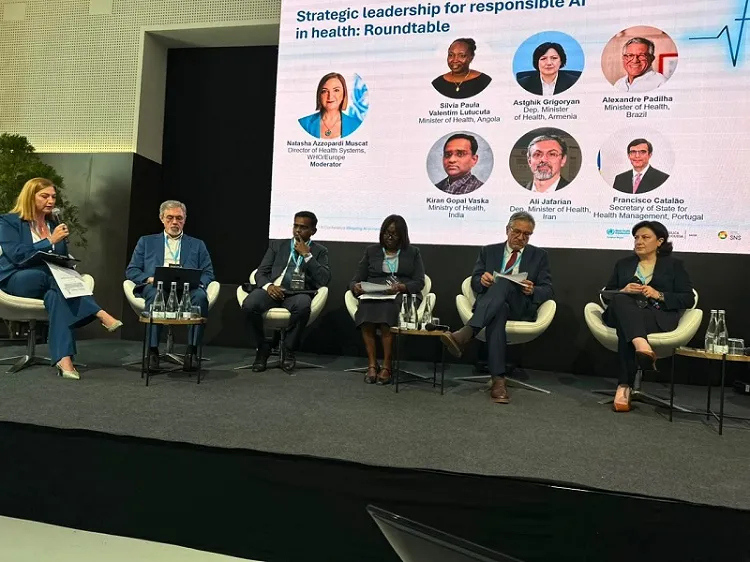 Sílvia Lutucuta participa em reunião sobre Inteligência Artificial em Saúde