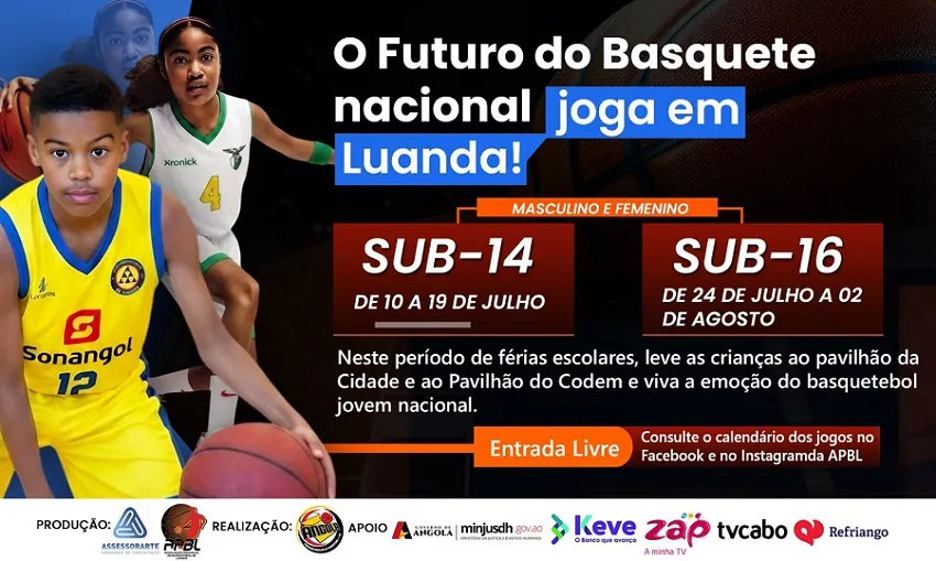 Basquetebol: 1º de Agosto vence Interclube no início do nacional de sub-14