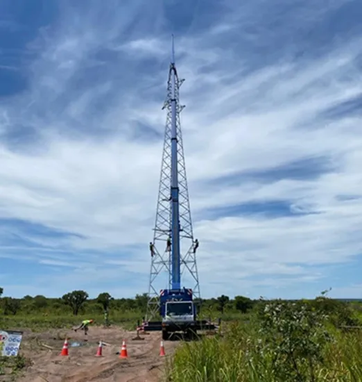 Novas linhas de transporte e distribuição de energia em construção em Malanje