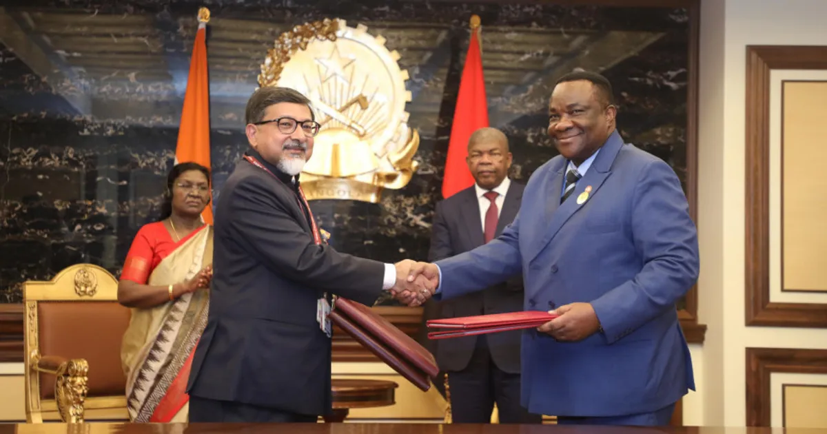 Angola e Índia assinam acordos de cooperação